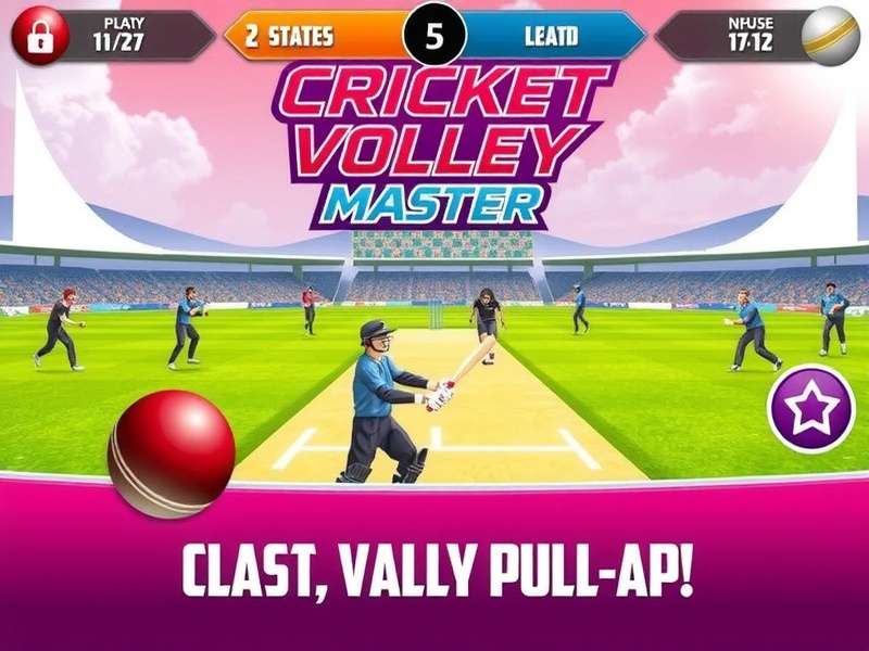 Cricket Volley Master Game Screenshot